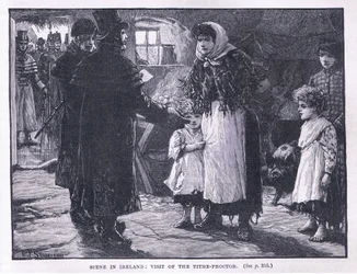 Scene i Irland: besøg af Tithe Proctor AD 1832